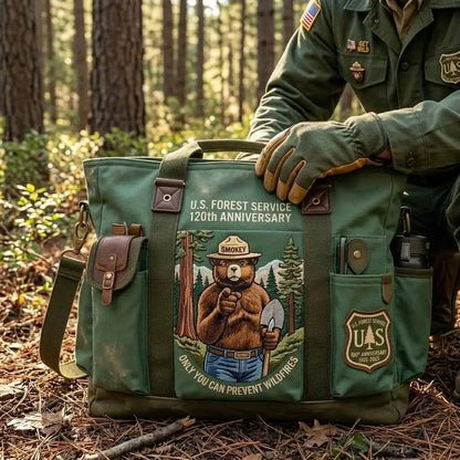 USFS 120th Anniversary Edition Heavy-Duty Multifunctional Outdoor Tote Bag