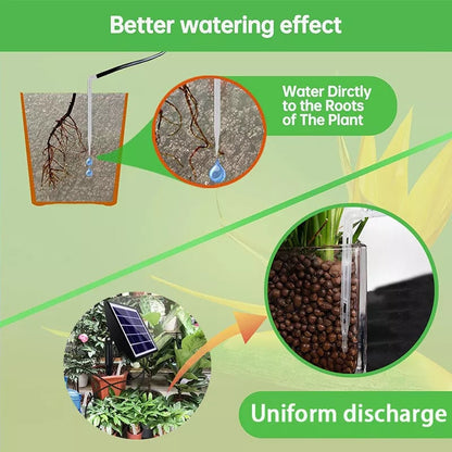 🔥Last Day Free Shipping -Solar Self Watering Plant Drip Irrigation System