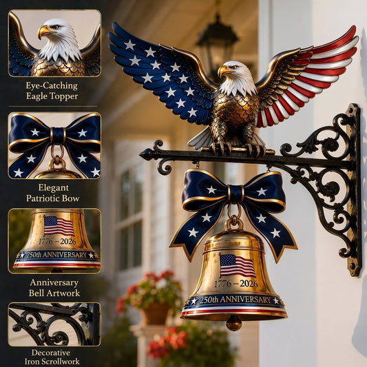 🔔 🔔 The Eagle Bell Every Proud American Home Deserves - Honor America’s 250th Anniversary with a Classic Porch Bell