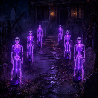 💀 Last Day 50% OFF – Solar Skull Garden Lights with Eerie Color-Changing Glow 🎃