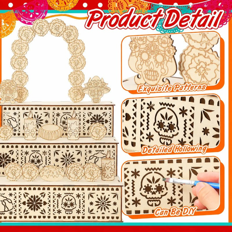 Day of the Dead-DIY Wooden Altar Display