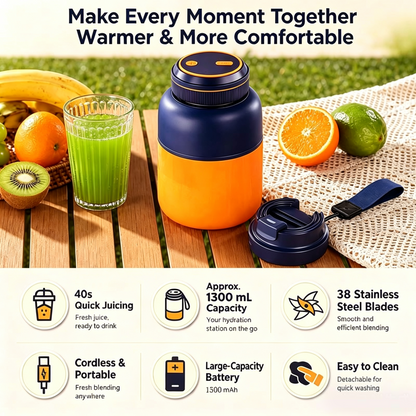 Portable Household Appliances Juicer,USB Summer Essentials Smoothieblender🍓