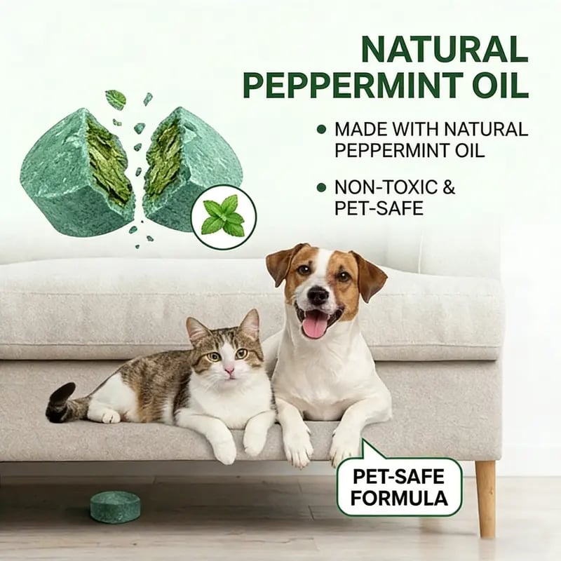 🌿Natural Peppermint Rodent Repellent Balls (12 Pack) 🚫Keep Rats, Mice & Pests Away Safely✅