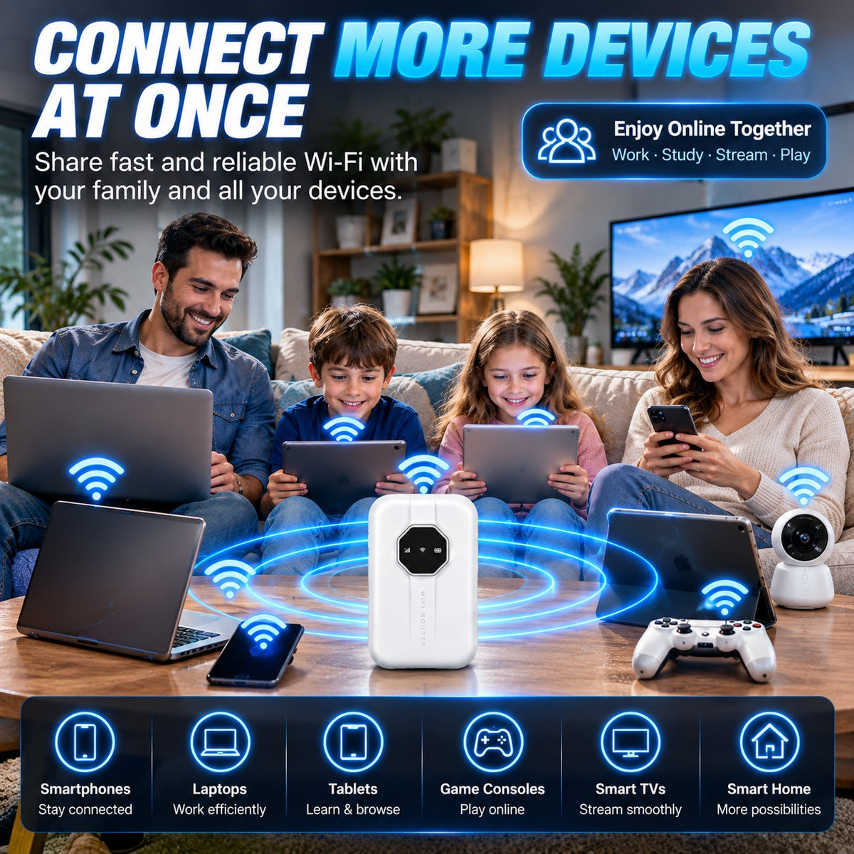 📶 Portable Wi-Fi 6 Mobile Hotspot