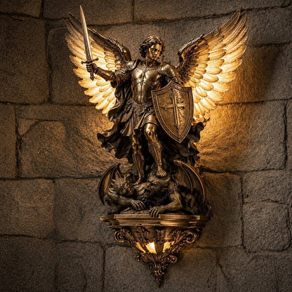 🕊️St. Michael Guardian Angel Wall Light✨