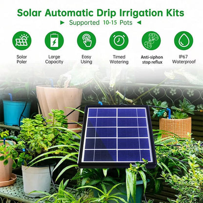 🔥Last Day Free Shipping -Solar Self Watering Plant Drip Irrigation System
