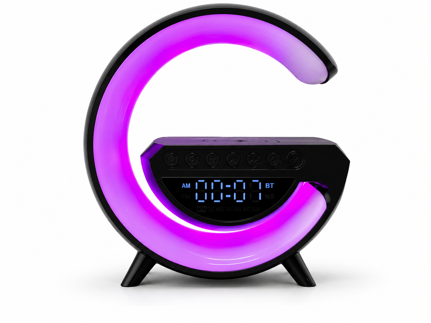 🤩Popular Multifunctional Moonlight Bluetooth Speaker——Wireless Charging and High-Quality Sound