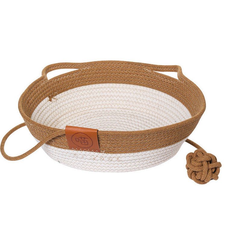 🐱Handwoven Cotton Rope Cat Bed🐱