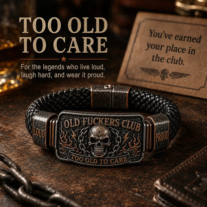 ☠️ Old Legends Club Bracele🪓 | 2026 Limited Edition Vintage Bracelet - Only 17 Left