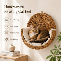 🐱 Handwoven Hanging Cat Bed