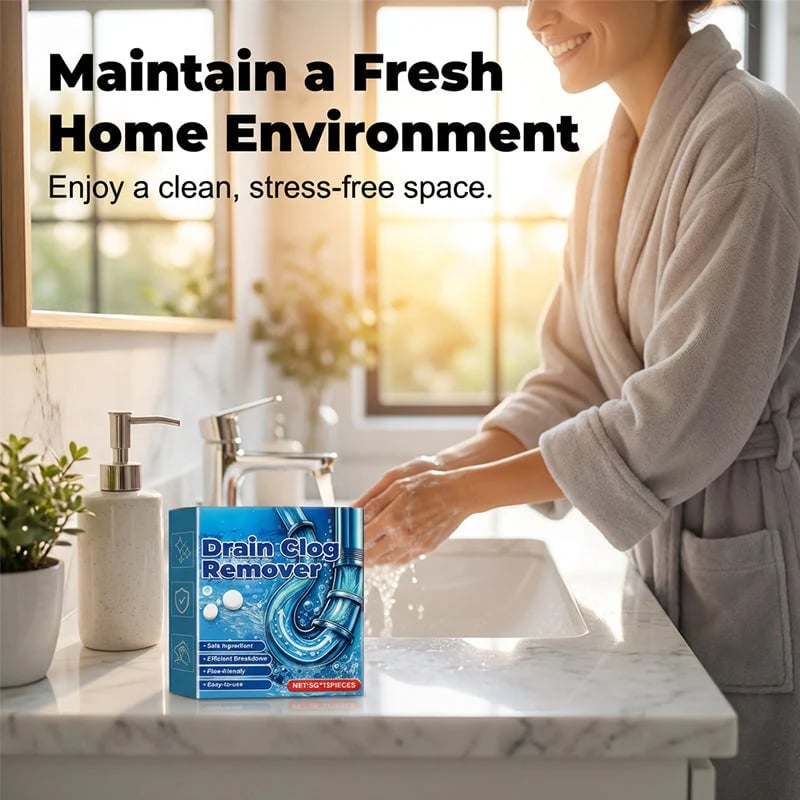 📢📢BUY 2 GET 3 FREE⏰Effervescent Drain Clog Remover Tablets🫧🧼