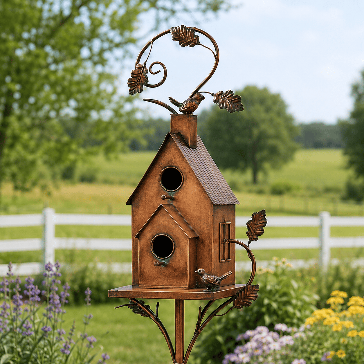 🔥Last Day 68% OFF Sola🔥-❤🐦Handmade Iron Birdhouse❤