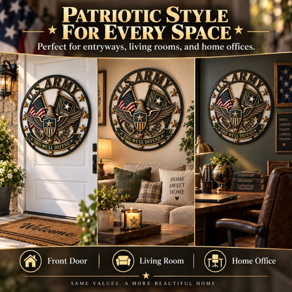 🇺🇸 U.S. Army Tribute Wall Decor
