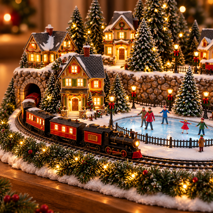 🔥 LAST DAY 49% OFF 🔥 Lighted & Animated Christmas Village Collection ✨