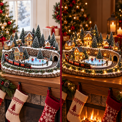 🔥 LAST DAY 49% OFF 🔥 Lighted & Animated Christmas Village Collection ✨