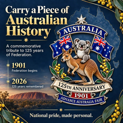 Australia 125th Anniversary Commemorative Metal Car Emblem