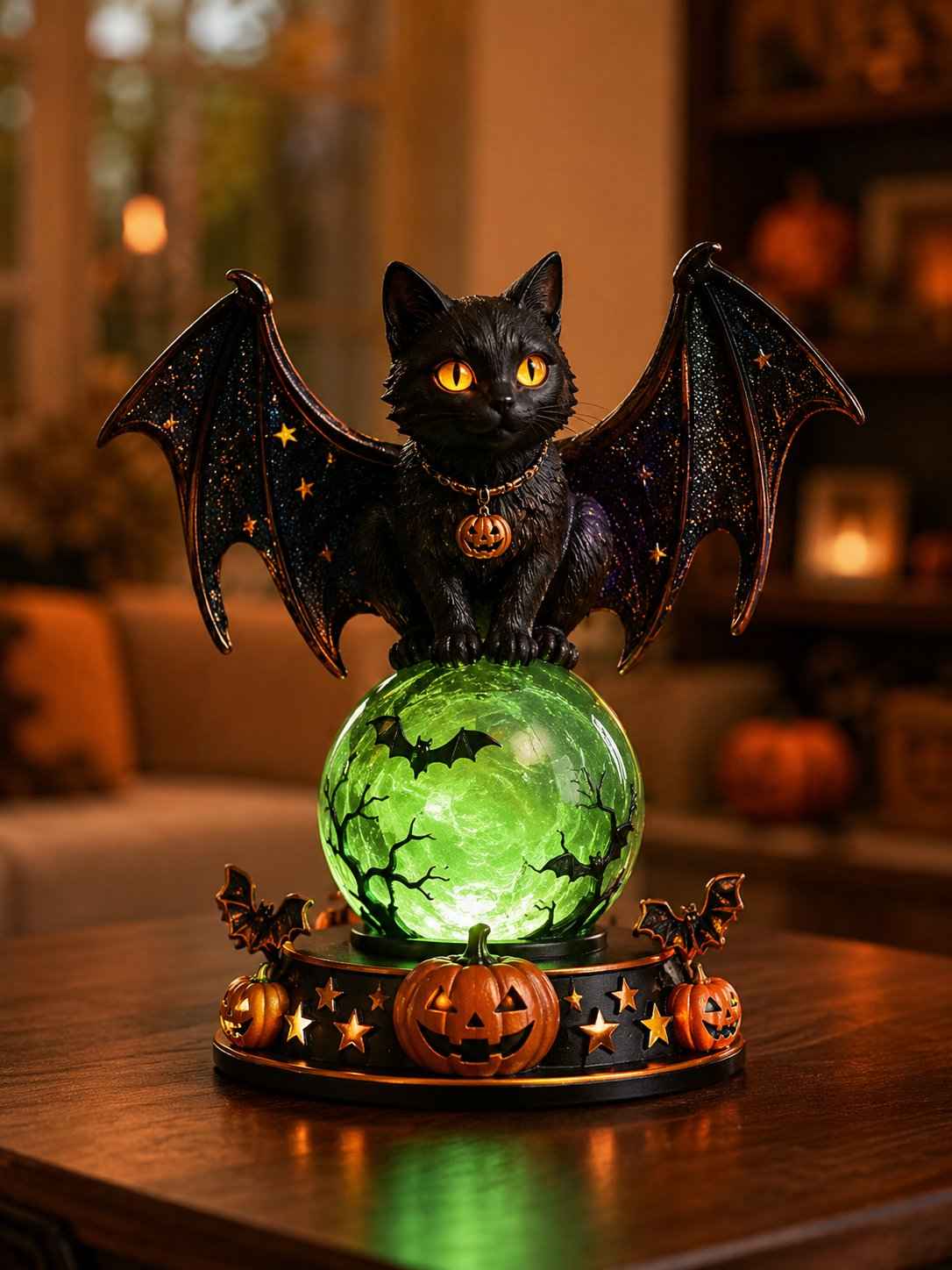 👻 Halloween Crystal Ball Lamp🔮 The Perfect Halloween Decoration🎃