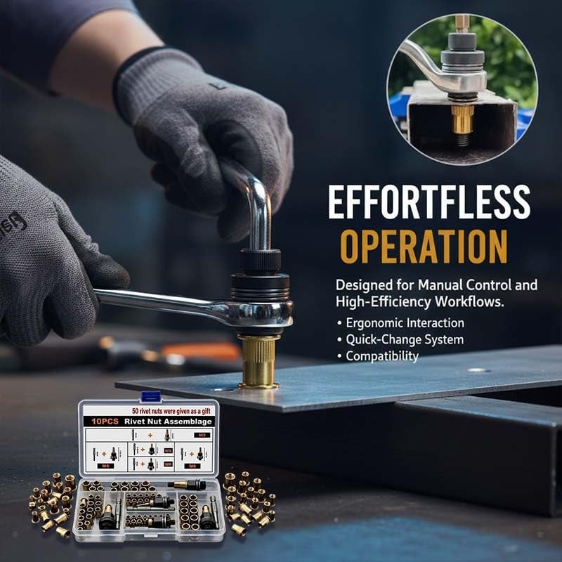 Carbon Steel Rivet Nut Tool Kit