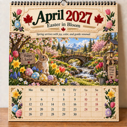 🔥LAST DAY 50% OFF -- 🇨🇦🍁 2027 Canada 160th Anniversary Wall Calendar 🍁🇨🇦