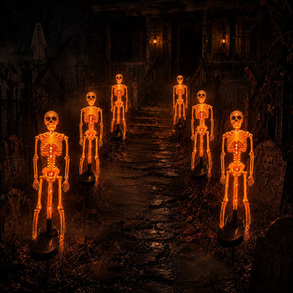 💀 Last Day 50% OFF – Solar Skull Garden Lights with Eerie Color-Changing Glow 🎃