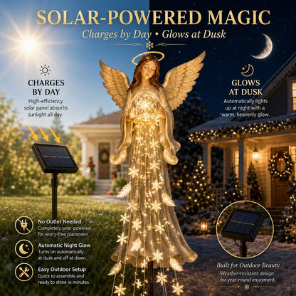 🔥🎁Today Only: Get 50% Off✨ Solar Angel Remembrance Garden Light👼
