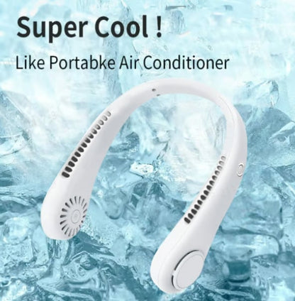 🔥 49% OFF 🍃Portable Neck Fan – Hands-Free Cooling for Hot Summer Days