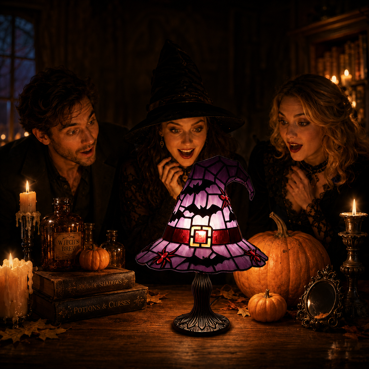 🎃 Halloween Sale — 50% OFF Today🔮 The Witch’s Hat Halloween Lamp – Light Up Your Haunted Home
