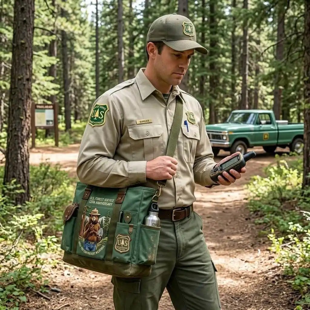 USFS 120th Anniversary Edition Heavy-Duty Multifunctional Outdoor Tote Bag