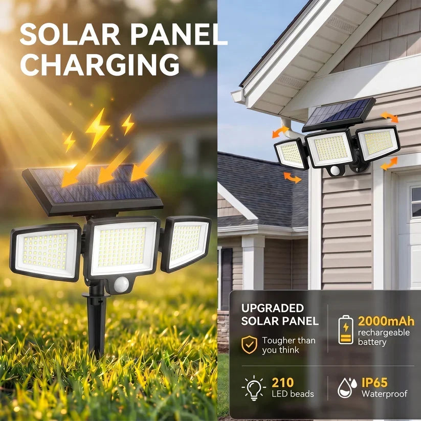 Solar Motion Security Lights | Brighten Driveways, Garages & Paths