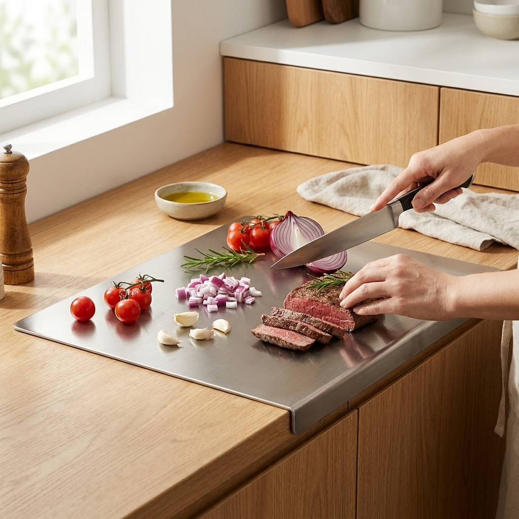 STÅLVIK™ – Multibräda i Rostfritt Stål för Matlagning & Bakning