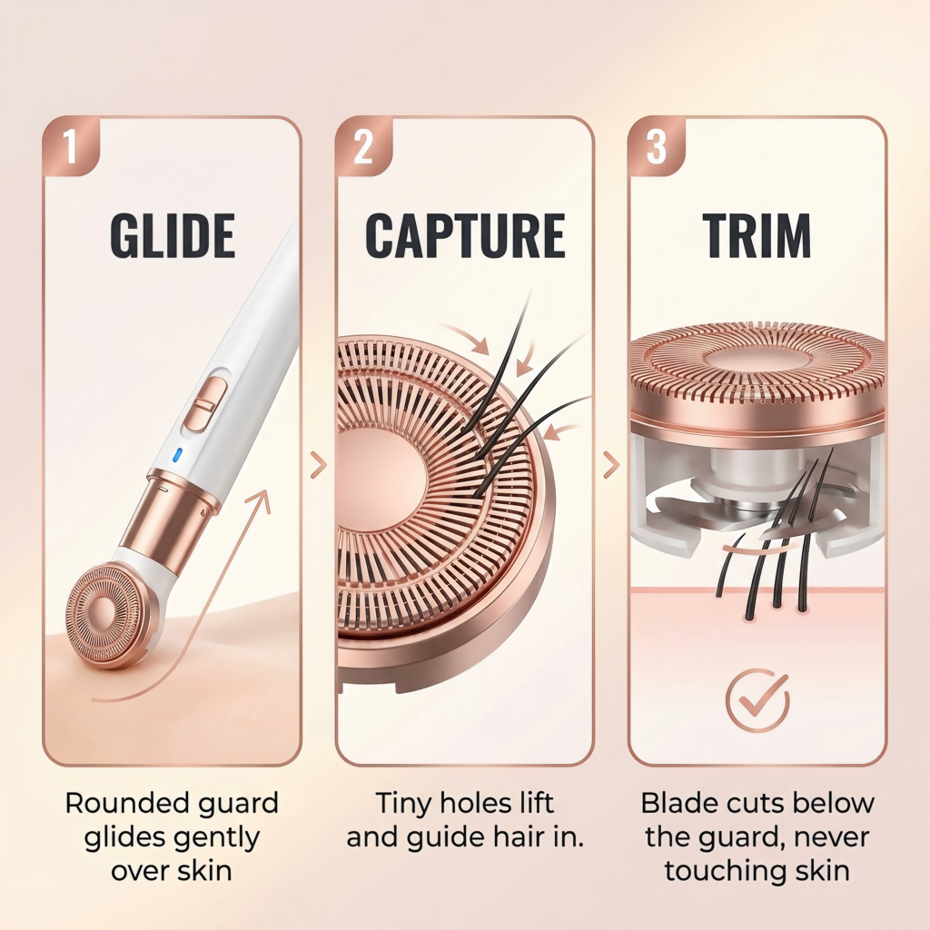 The 2-in-1 Facial Trimmer & Brow Shaper