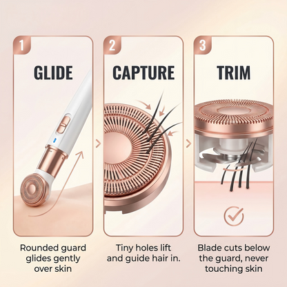 The 2-in-1 Facial Trimmer & Brow Shaper