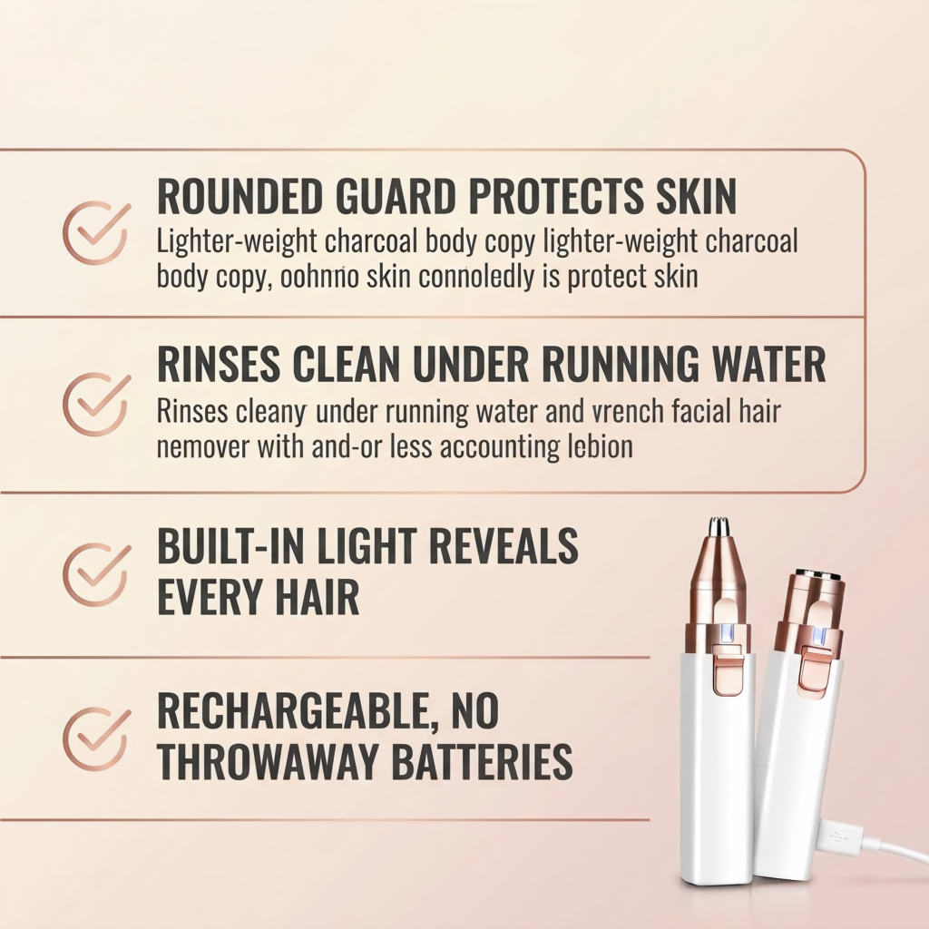 The 2-in-1 Facial Trimmer & Brow Shaper