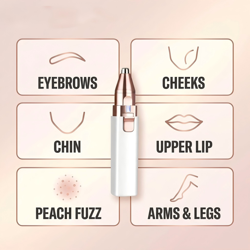 The 2-in-1 Facial Trimmer & Brow Shaper