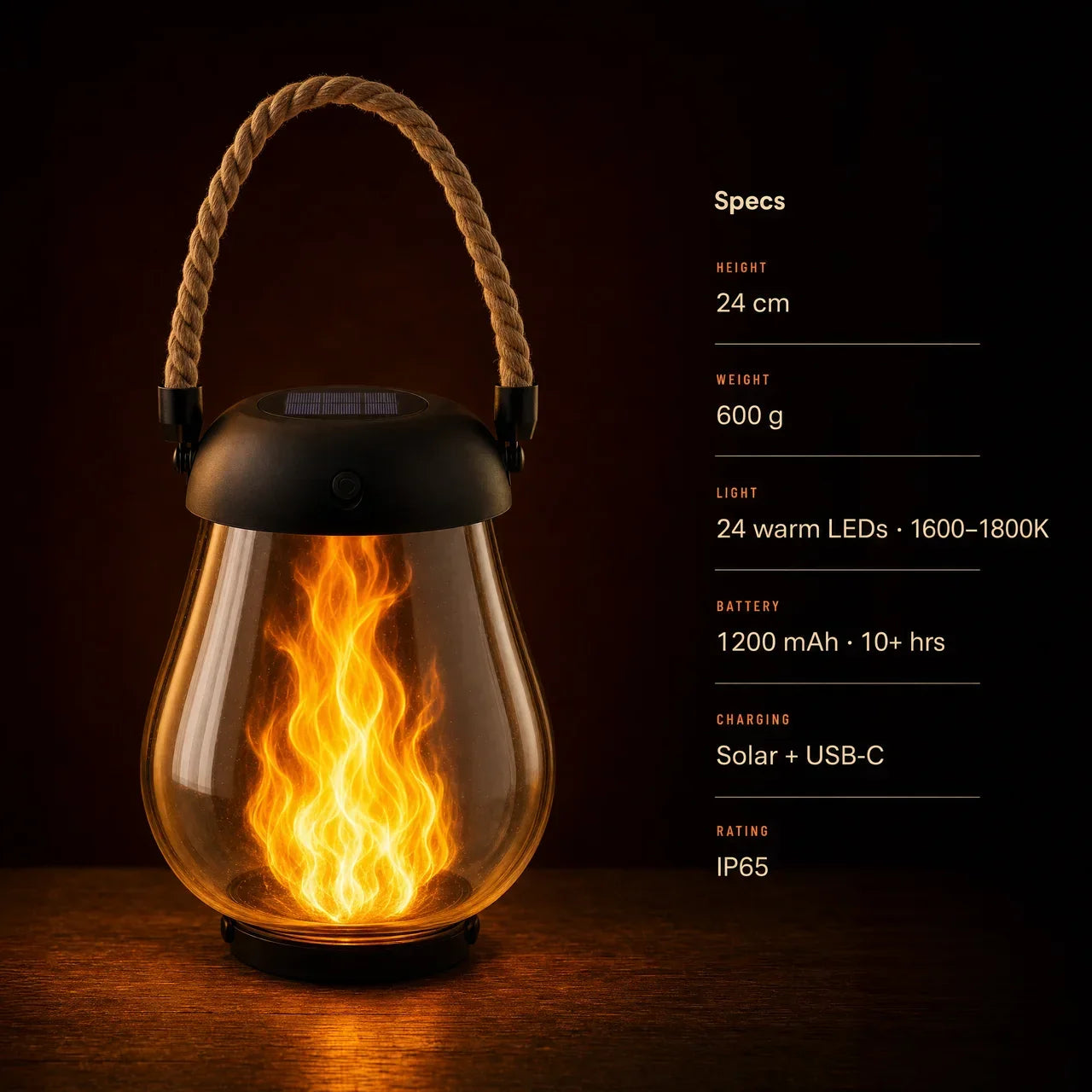 ✨ Transform Your Patio with Warm, Flickering Solar Flame Lanterns