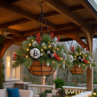 Christmas Hanging Basket