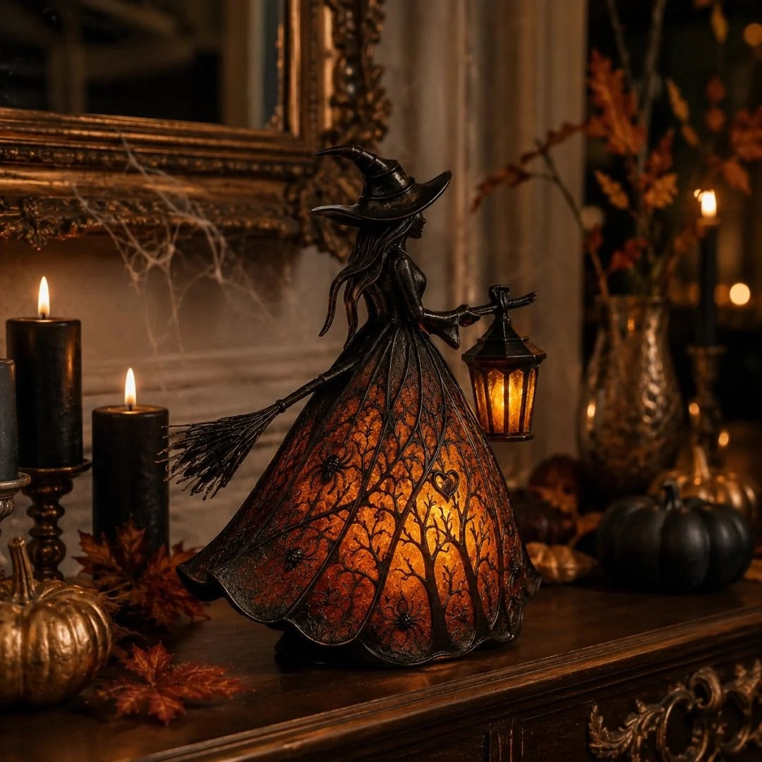 ✨Last Day 49% OFF✨Halloween Witch Lamp Tabletop Decoration