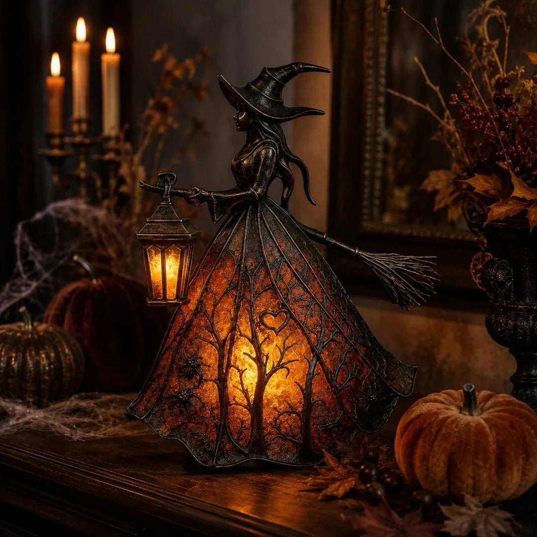 ✨Last Day 49% OFF✨Halloween Witch Lamp Tabletop Decoration
