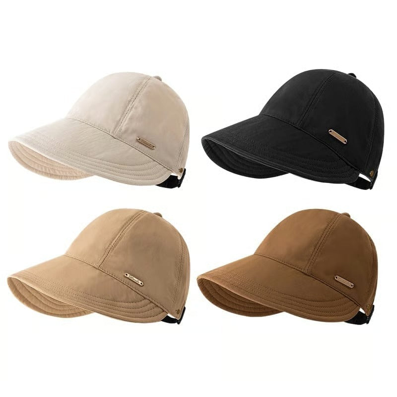 Women's Wide Brim Sun Visor Hat