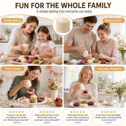 🍪✨ Easy-Press Pastry & Cookie Mold – Perfect Shapes in Seconds