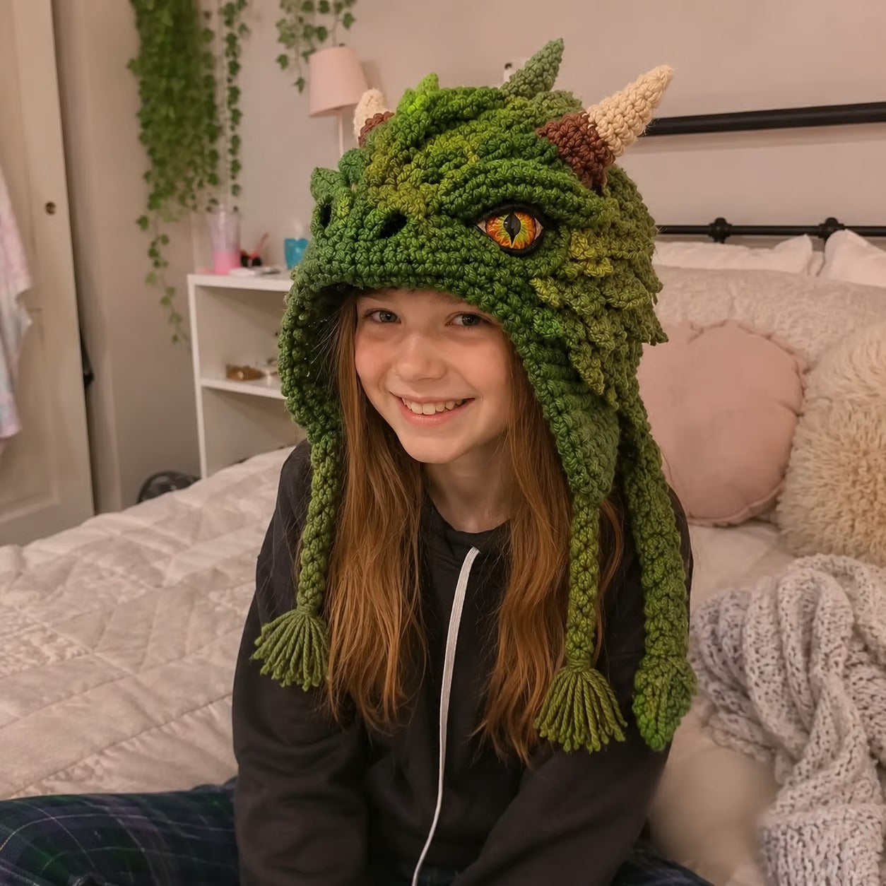🔥LAST DAY 50% OFF - 🧵Fantasy Hood Hat DIY Crochet Kit – Create Your Own Magical Wearable Character Hat🎁Beginner Friendly