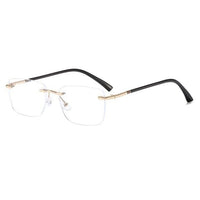 Gold Frame With Red Temples