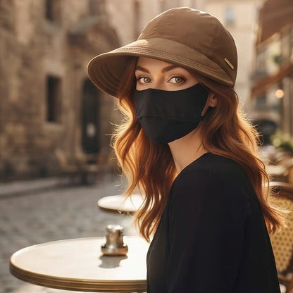 Women's Wide Brim Sun Visor Hat