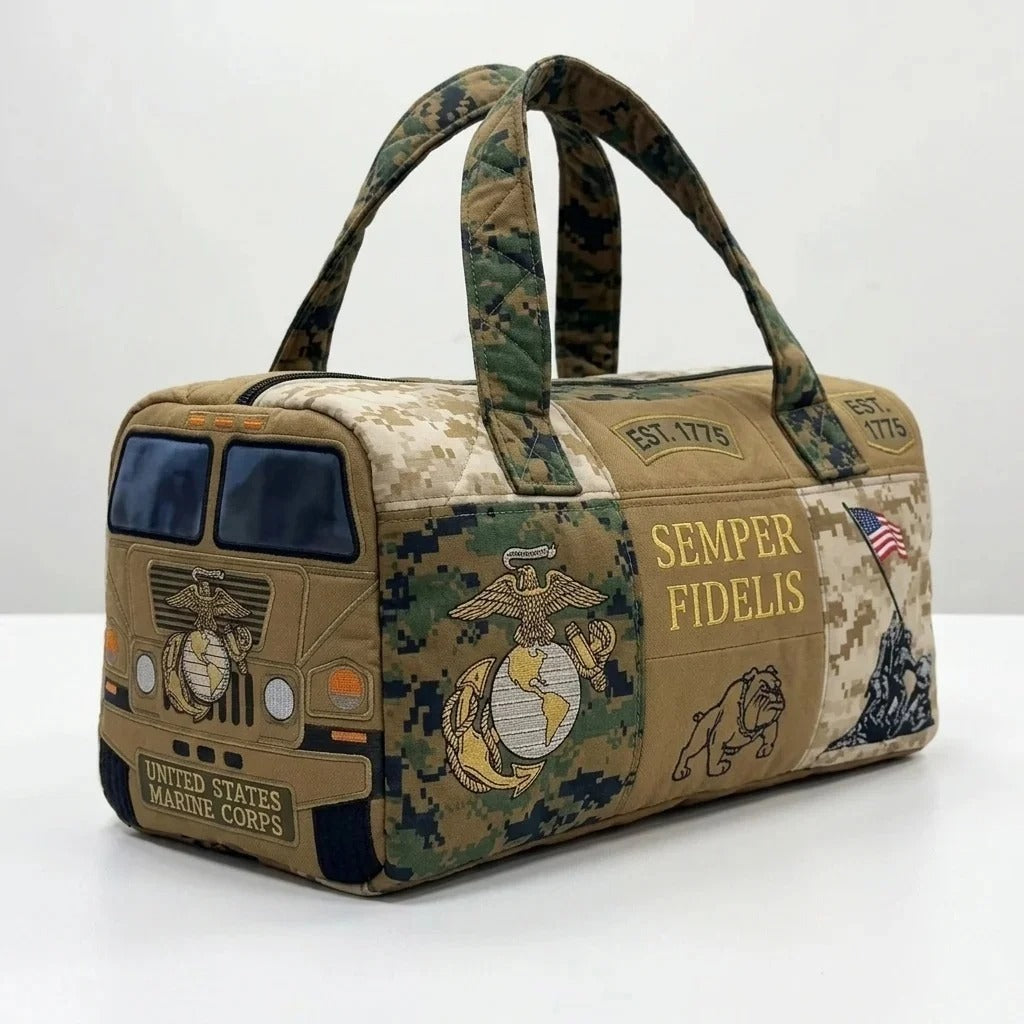 100% Handmade Marine Corps Bag(𝐌𝐢𝐜𝐡𝐚𝐞𝐥 𝐊𝐞𝐧𝐭 𝐇𝐚𝐧𝐝𝐦𝐚𝐝𝐞)