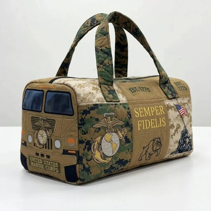 100% Handmade Marine Corps Bag(𝐌𝐢𝐜𝐡𝐚𝐞𝐥 𝐊𝐞𝐧𝐭 𝐇𝐚𝐧𝐝𝐦𝐚𝐝𝐞)