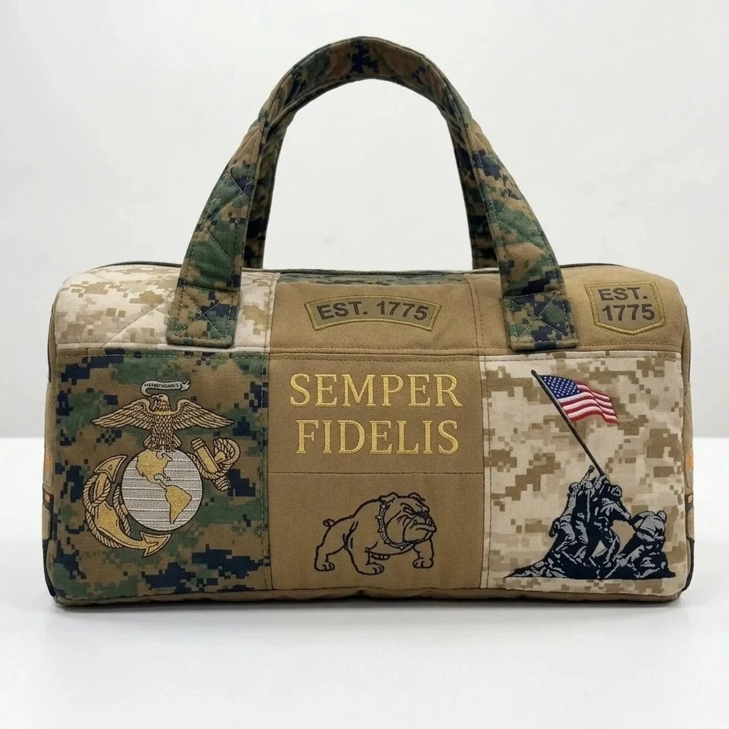 100% Handmade Marine Corps Bag(𝐌𝐢𝐜𝐡𝐚𝐞𝐥 𝐊𝐞𝐧𝐭 𝐇𝐚𝐧𝐝𝐦𝐚𝐝𝐞)