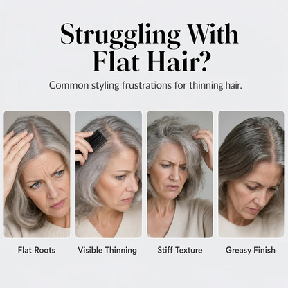 🎉50% Off! 👩 Peach-scented volumizing & setting spray—for lightweight, bouncy hair and long-lasting hold.