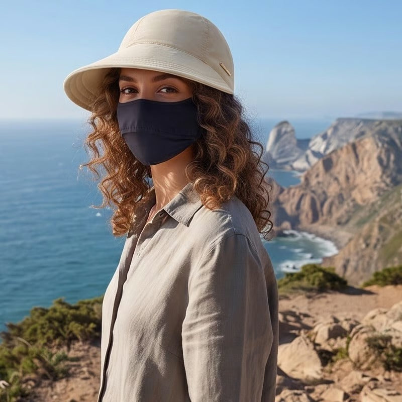 Women's Wide Brim Sun Visor Hat