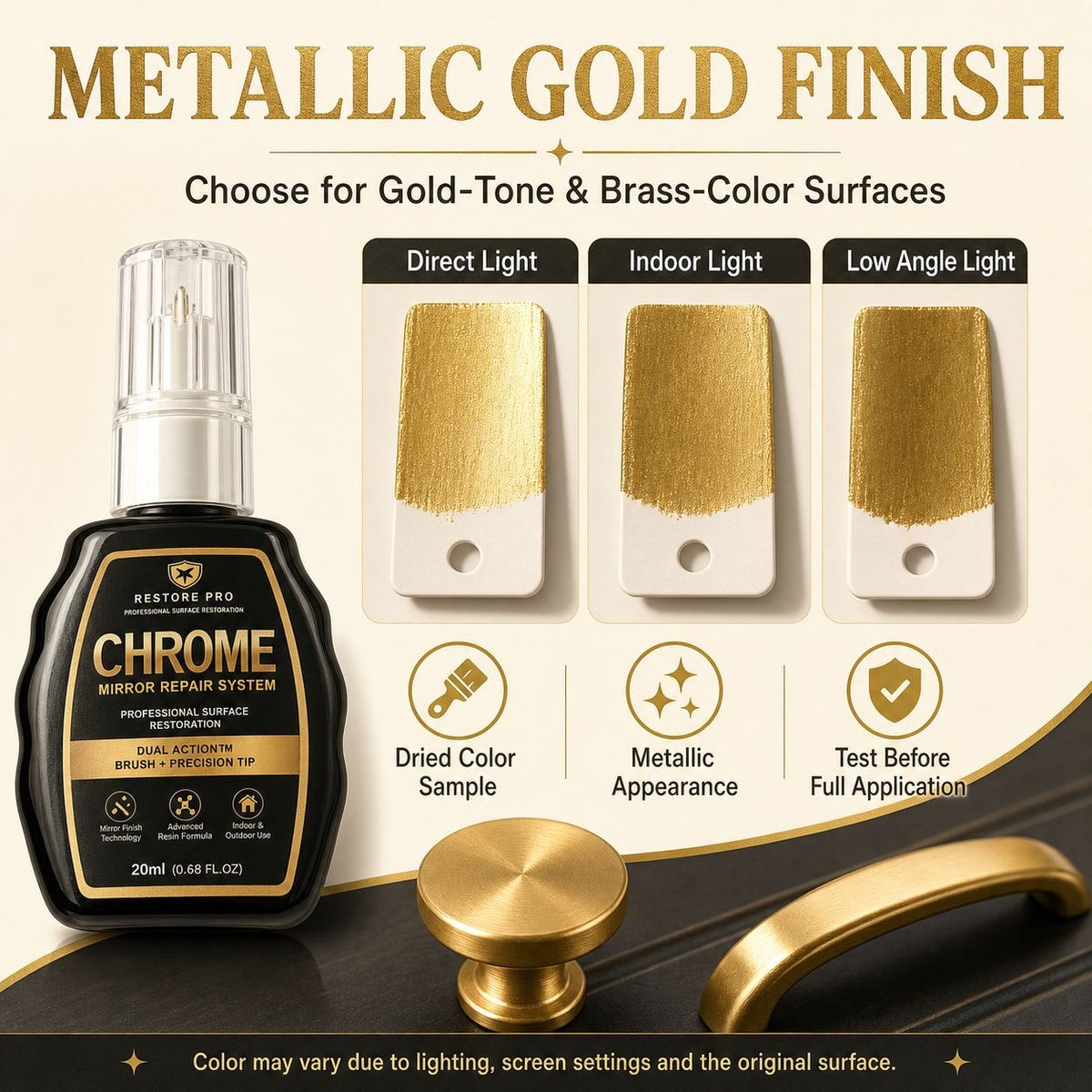 🥳 HOT SALE 2026 🥳 💞 50,000+ SOLD! ✨🚗 Chrome Restoration Set – Removes Oxidation & Restores High-Gloss Metallic Finish | Premium Quality