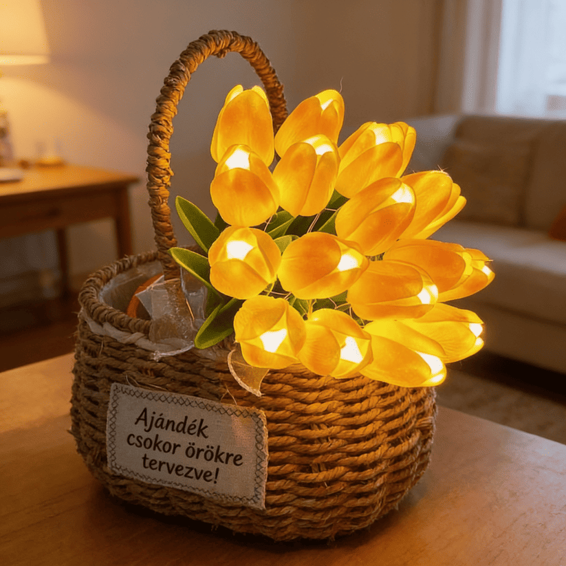 Romantic Tulip LED Flower Lamp